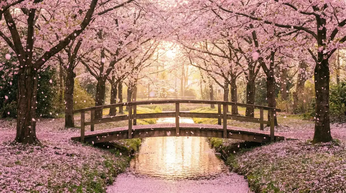 樱花桥畔 - 夺命诱惑 唯美风景